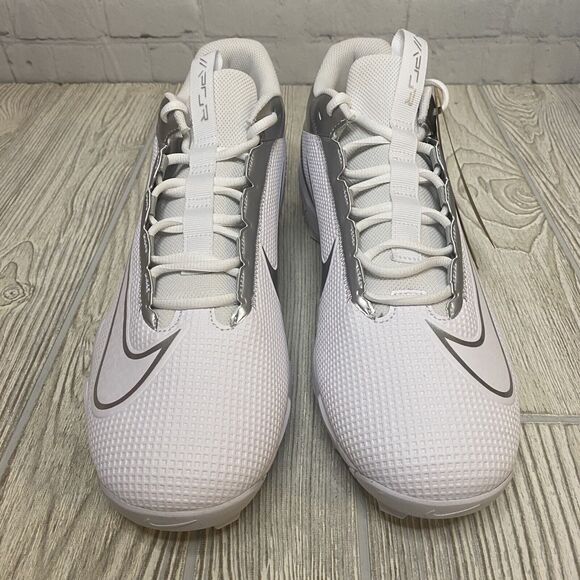 Nike Vapor Edge Shark 2 Football Cleats Men’s 13 White Gray DH5088-102 New main image 3